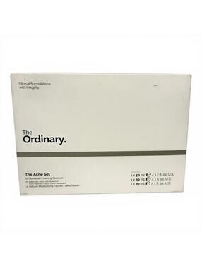 2/$30 ✨ The Ordinary Acne Set Cleanser Salicylic Acid Moisturizer Kit NEW
